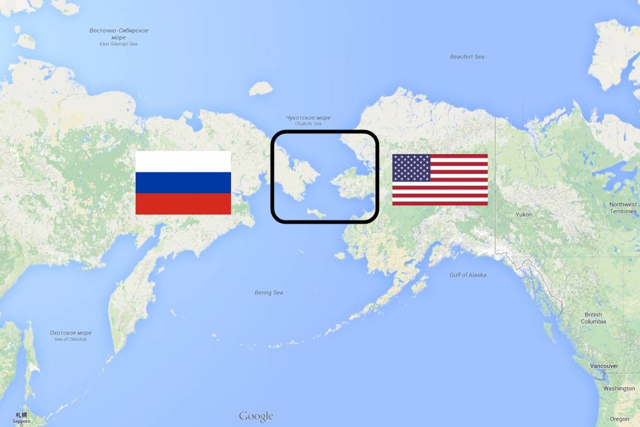 Περίεργα σύνορα: Τα σύνορα ΗΠΑ - Ρωσίας (Μικρός και Μεγάλος Διομήδης)