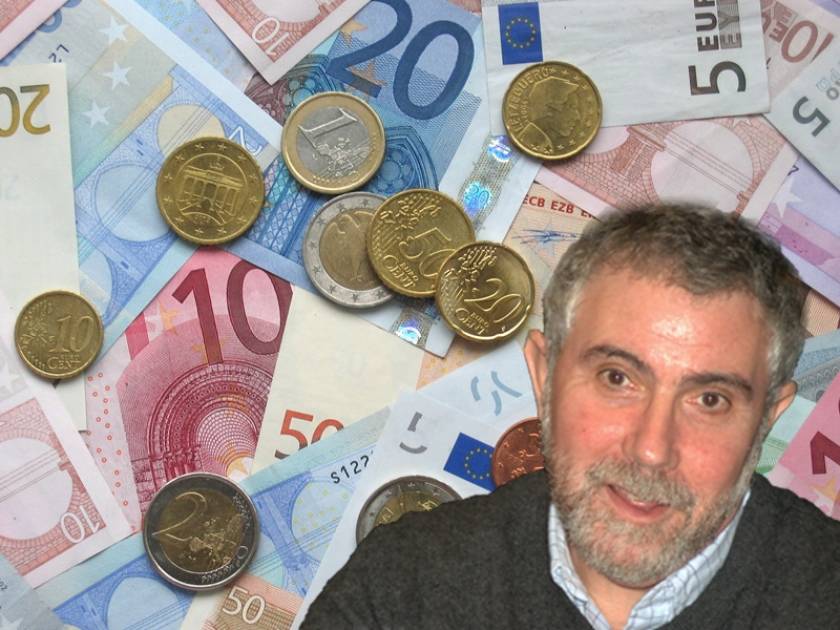 Κρούγκμαν: «Ζουρλομανδύας το ευρώ»