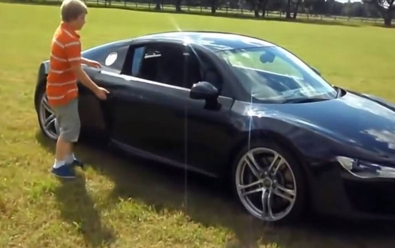 Ο 11χρονος που κάνει drift με το Audi R8 του μπαμπά του (βίντεο)