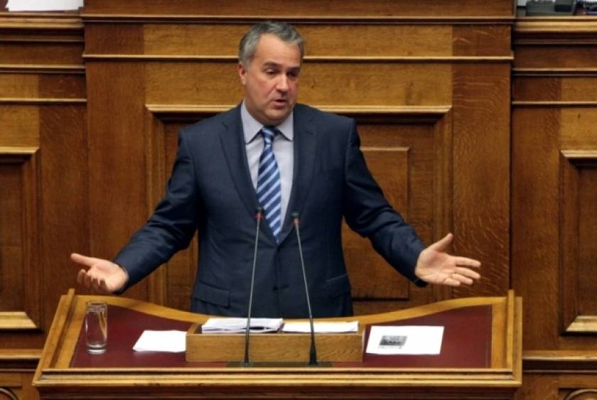 Ένταση στα έδρανα του ΣΥΡΙΖΑ κατά την ομιλία Βορίδη στη Βουλή