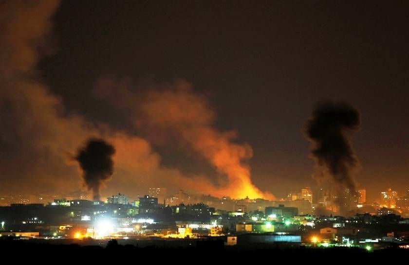 Τρεις ισραηλινές αεροπορικές επιδρομές τα ξημερώματα στη Γάζα