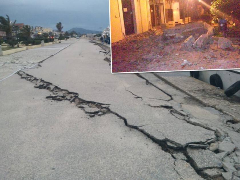 Στους δρόμους οι κάτοικοι της Κεφαλονιάς από το νέο σεισμό