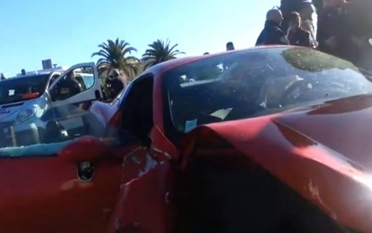 Βίντεο: Έδωσε την Ferrari σε φίλο του και την έκανε... «καλοκαιρινή»