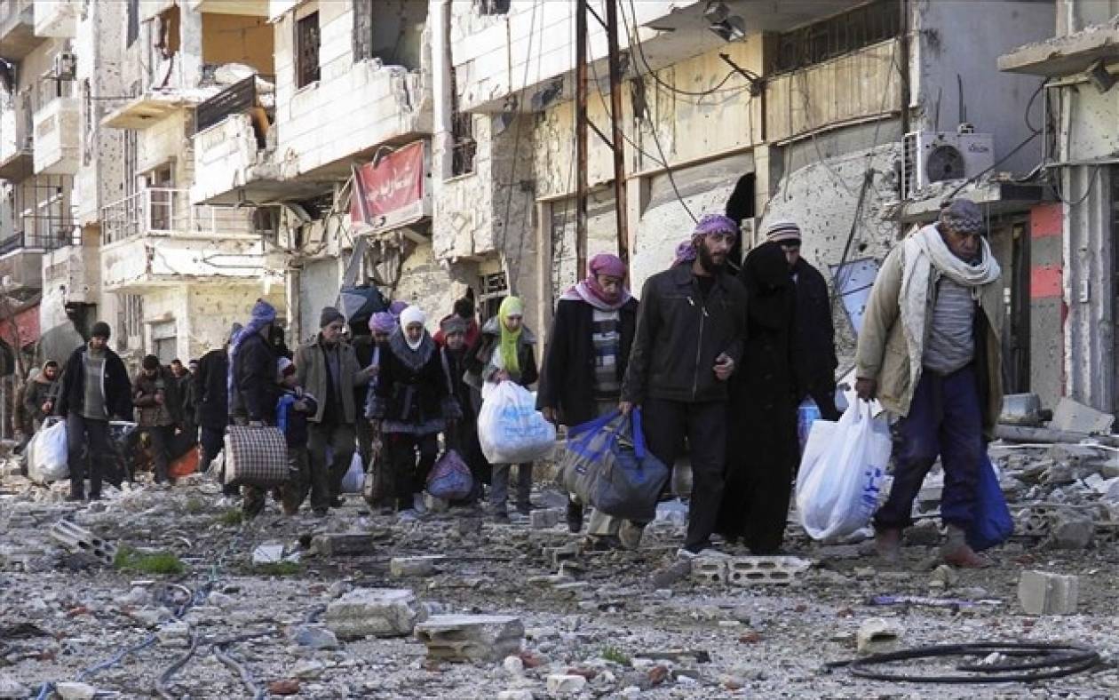 Συρία: Έφτασε στη Χομς η ανθρωπιστική αποστολή του ΟΗΕ