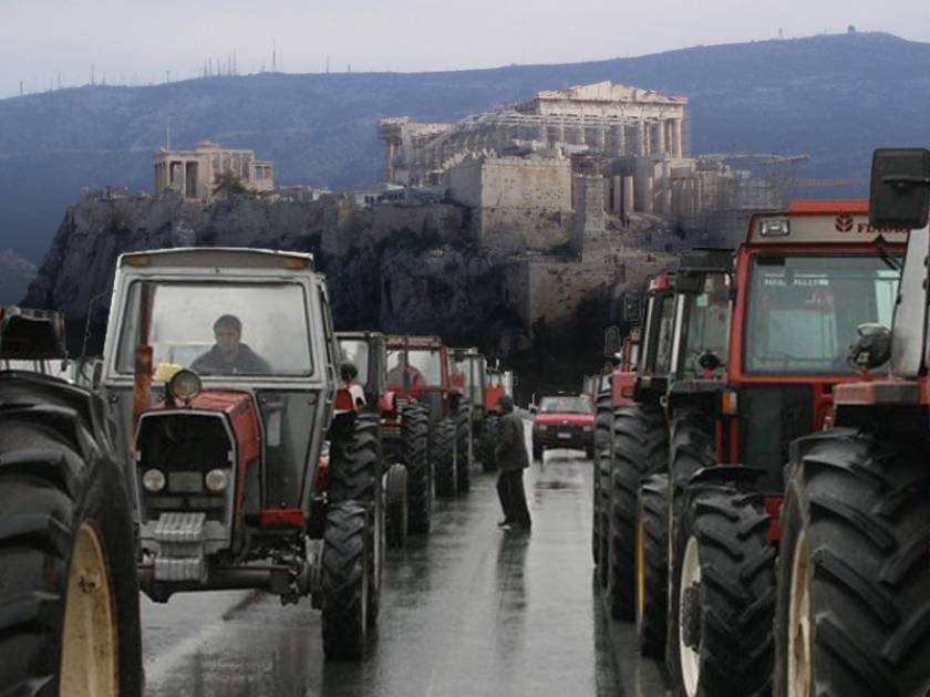 Ραντεβού στην Αθήνα δίνουν οι Αγρότες την Τετάρτη