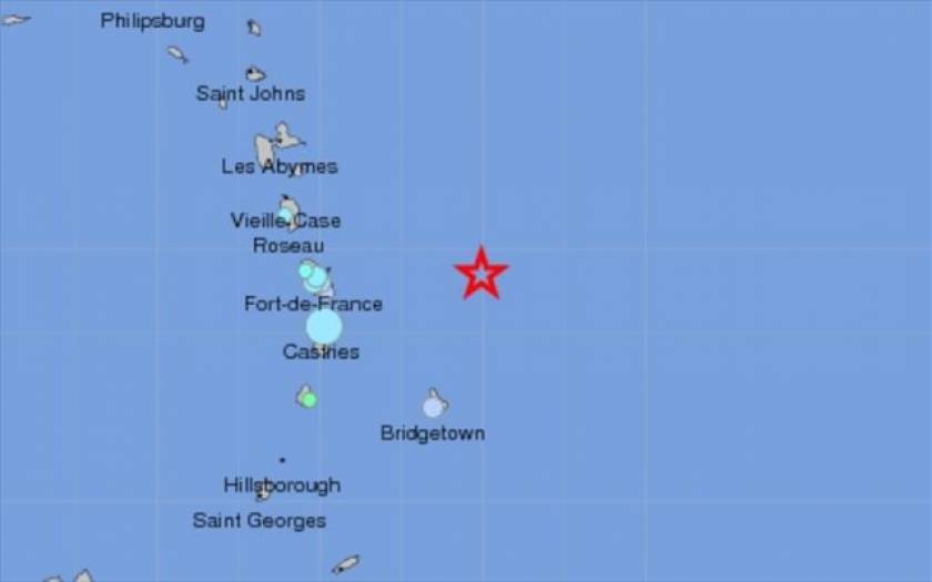 Σεισμός 6,7 Ρίχτερ στα Μπαρμπέιντος