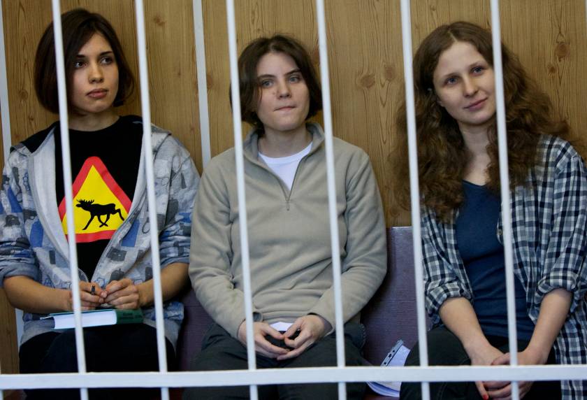Συνελήφθησαν και πάλι οι δύο Pussy Riot στο Σότσι
