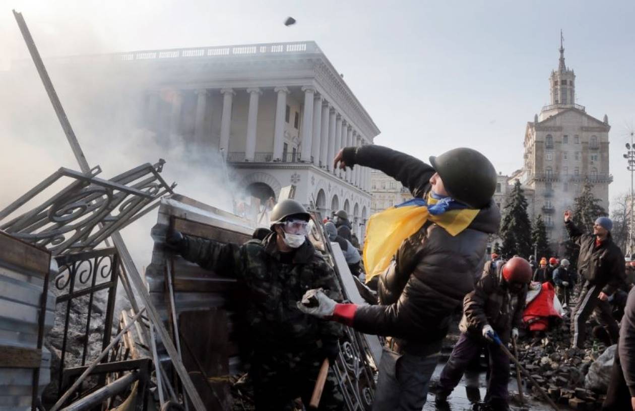 Ουκρανία: Αιχμάλωτοι των διαδηλωτών 67 αστυνομικοί