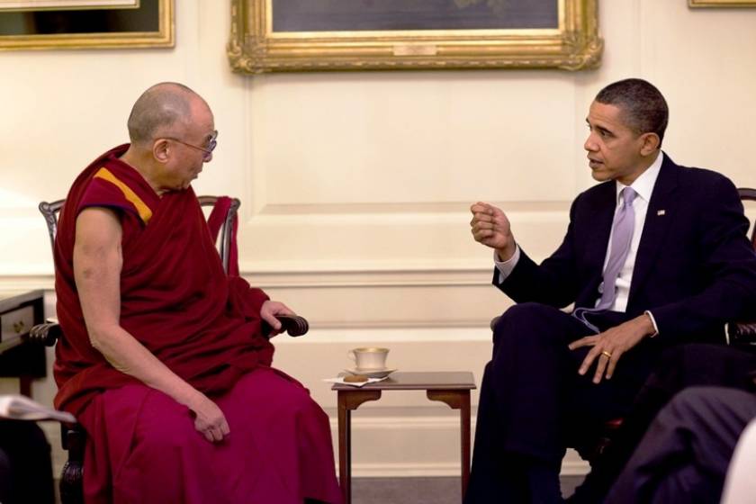 Με τον Δαλάι Λάμα θα συναντηθεί ο Μπαράκ Ομπάμα