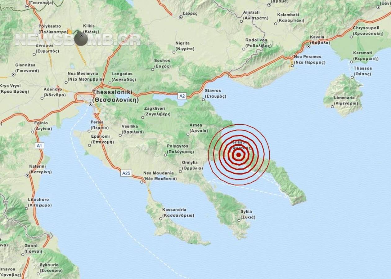 Σεισμός 3,6 Ρίχτερ στην Ουρανούπολη