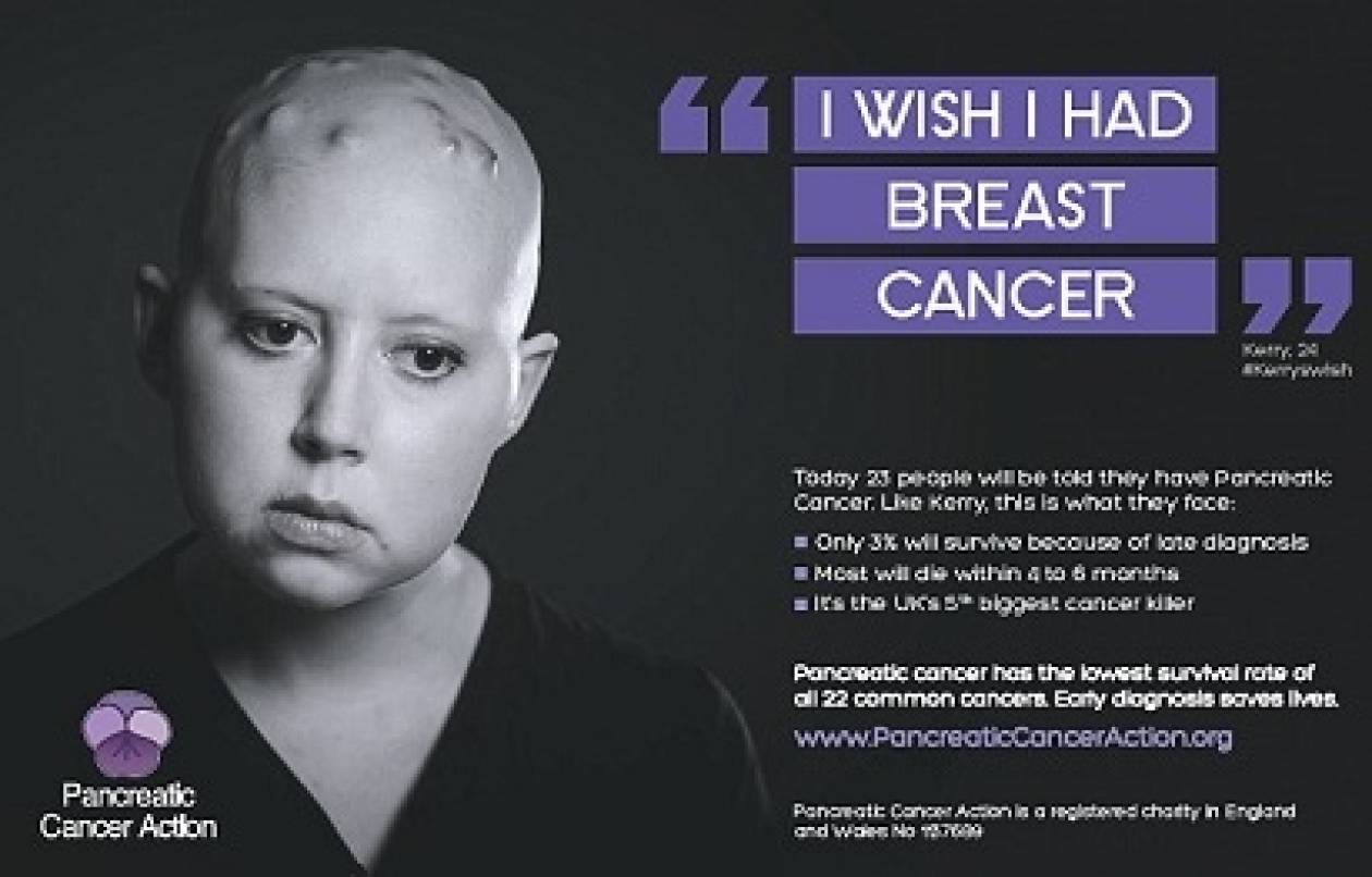 Έφυγε η 24χρονη-σύμβολο για τον καρκίνο στο πάγκρεας
