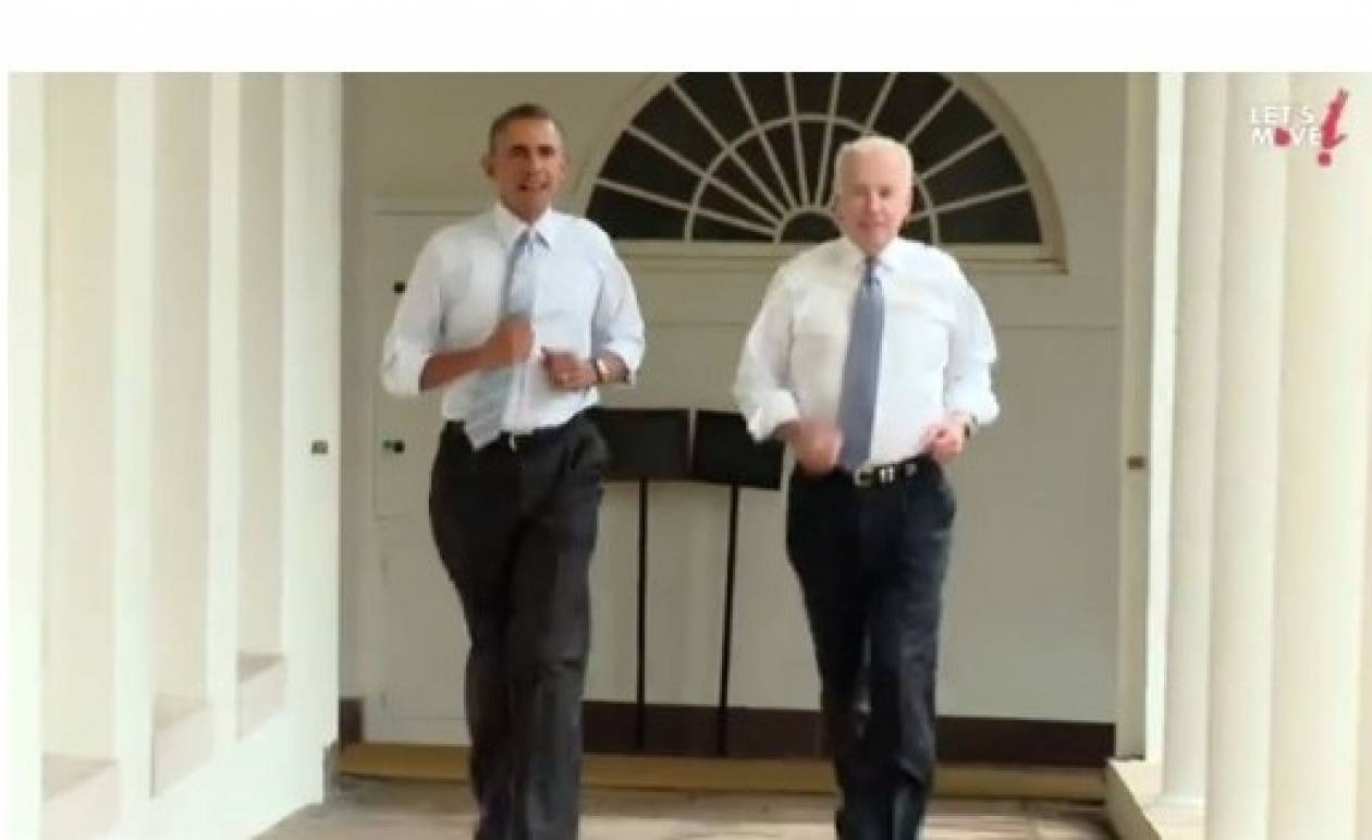 Ο Ομπάμα κάνει τζόκινγκ στον Λευκό Οίκο (vid)