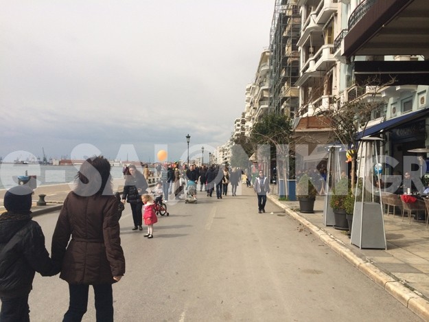 Θεσσαλονίκη: Τίμησαν την πεζοδρόμηση της παραλιακής οδού (photos)