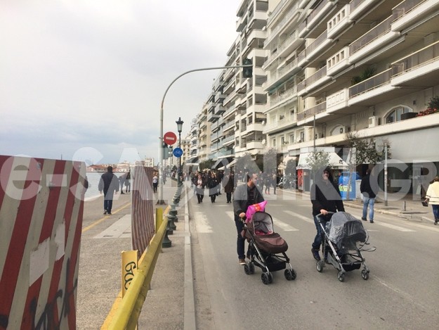 Θεσσαλονίκη: Τίμησαν την πεζοδρόμηση της παραλιακής οδού (photos)
