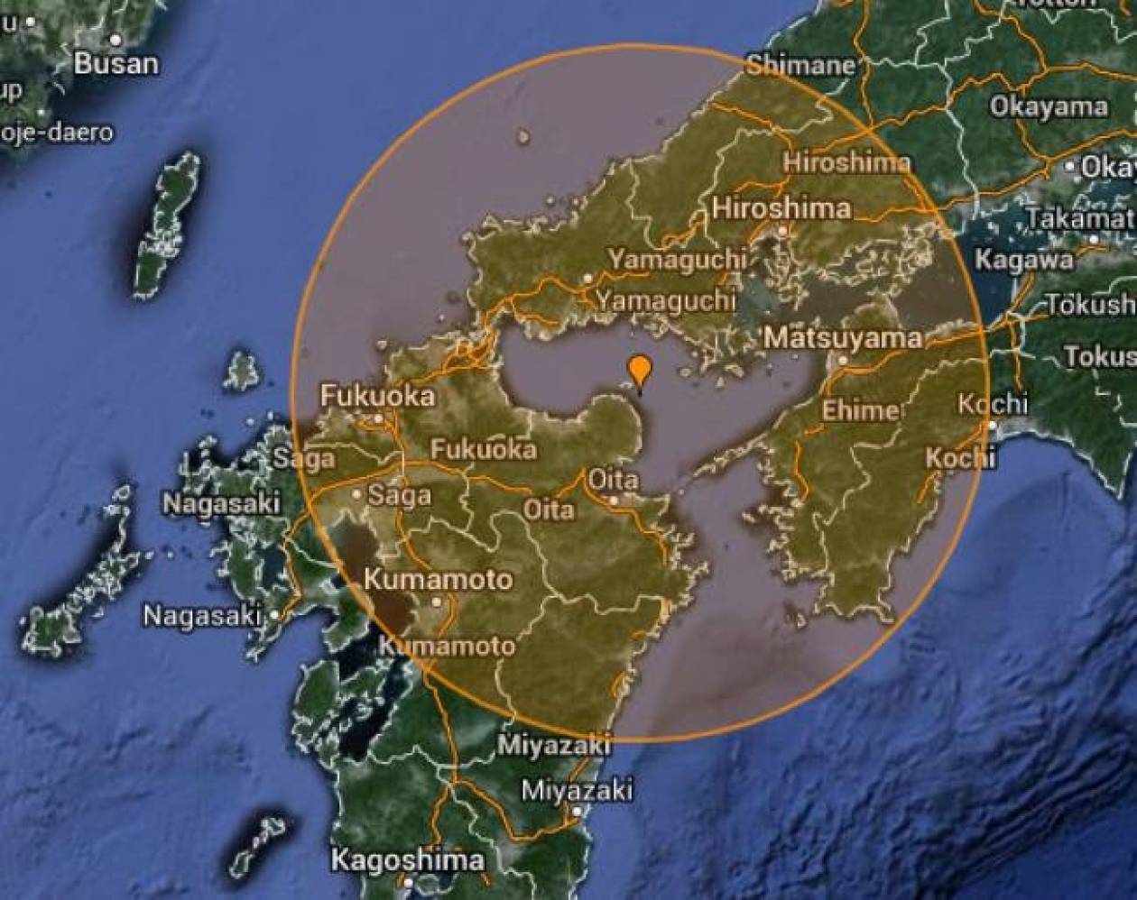 Earthquake 6.3 Richter struck off Japan