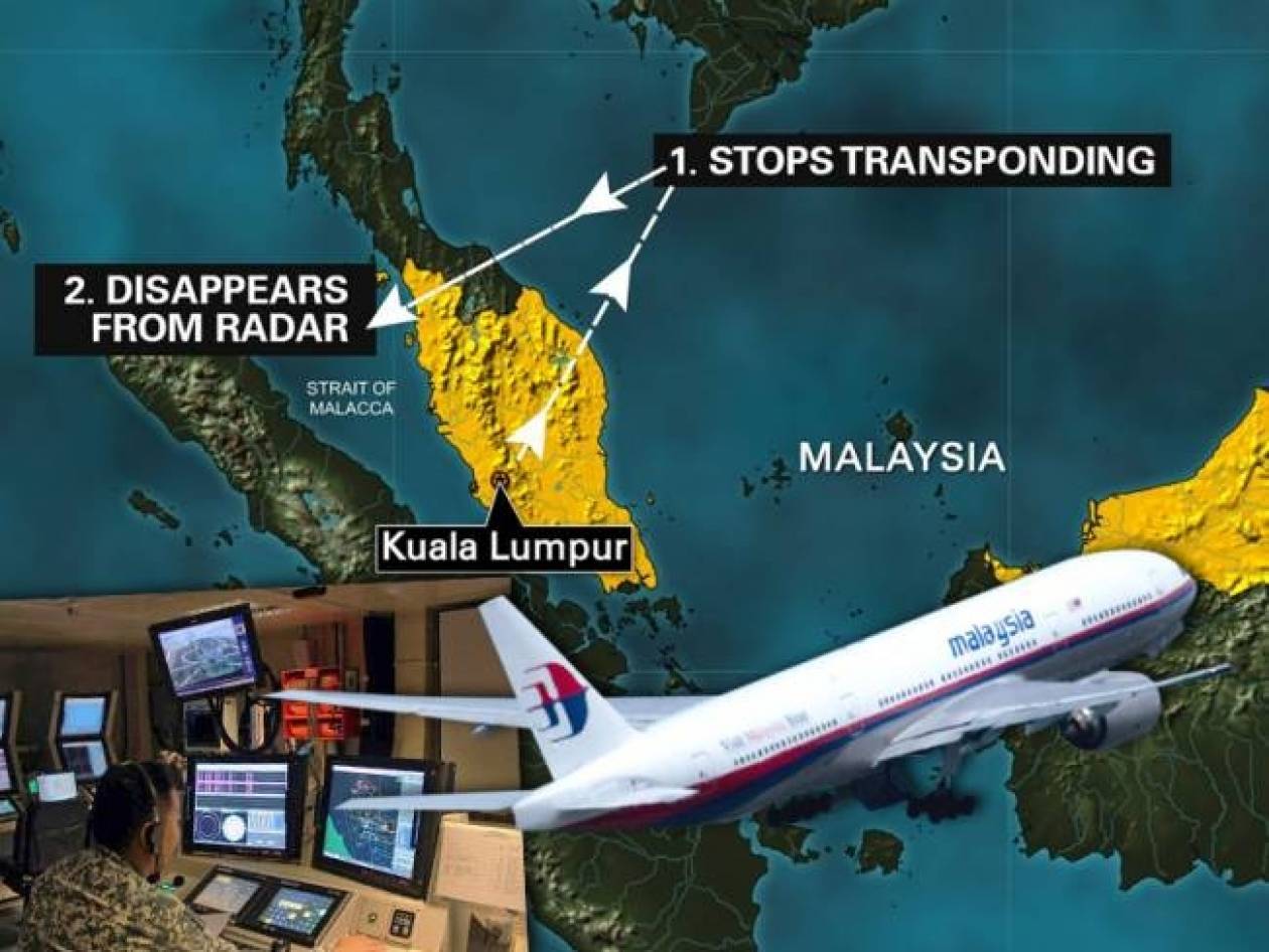 Μαλαισία: Το Boeing κατευθύνθηκε σκοπίμως προς τα Νησιά Ανταμάν