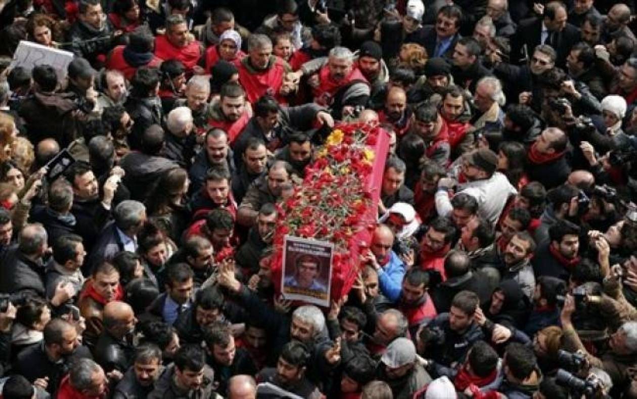 Two million Turks protested in memory of 15 year old teenager