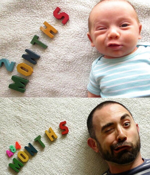 Τι διαφορά έχει ένας άνθρωπος 2 μηνών με έναν 482 μηνών; (photo)