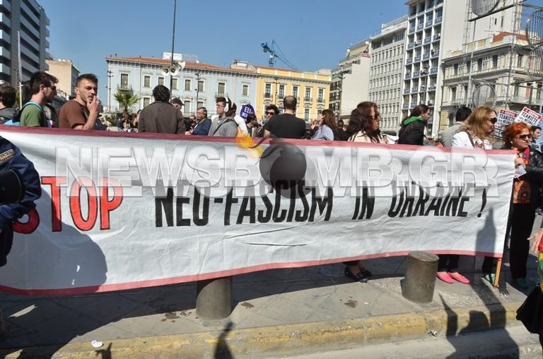 ΦΩΤΟΡΕΠΟΡΤΑΖ: Σε εξέλιξη αντιφασιστικό συλλαλητήριο στο κέντρο 