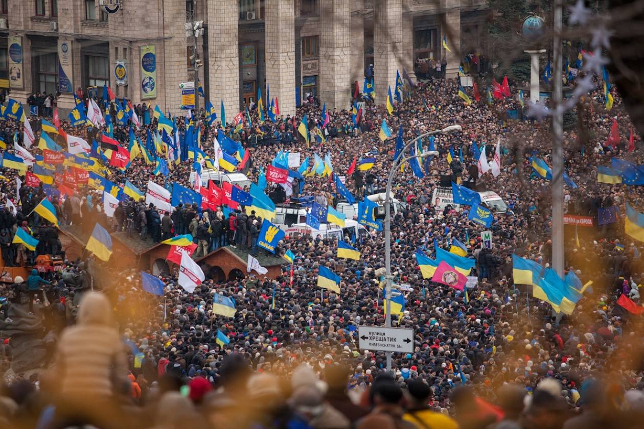 Ουκρανία: Διαδήλωση ενότητας στο Κίεβο