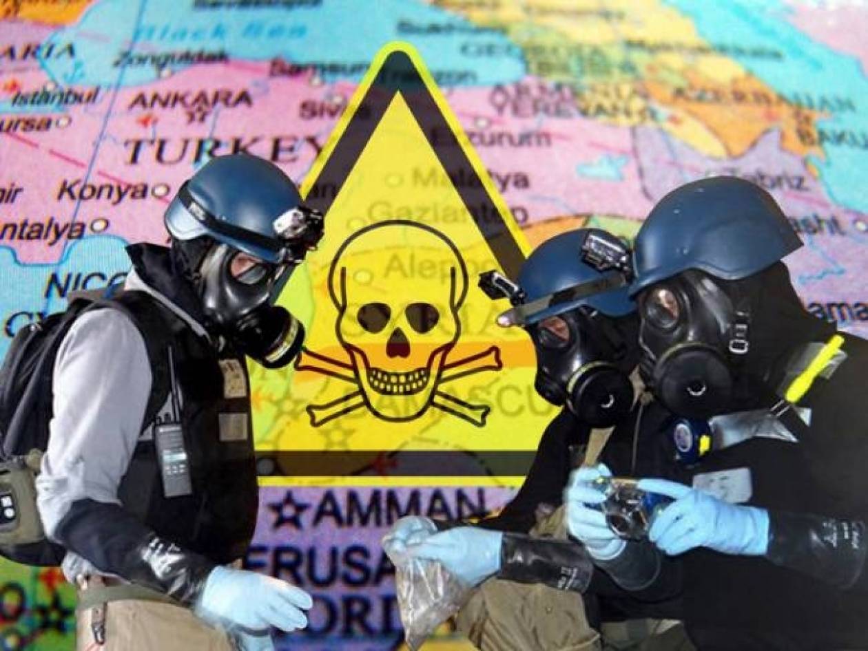 Does Greece finances chemical destruction in the Mediterranean?
