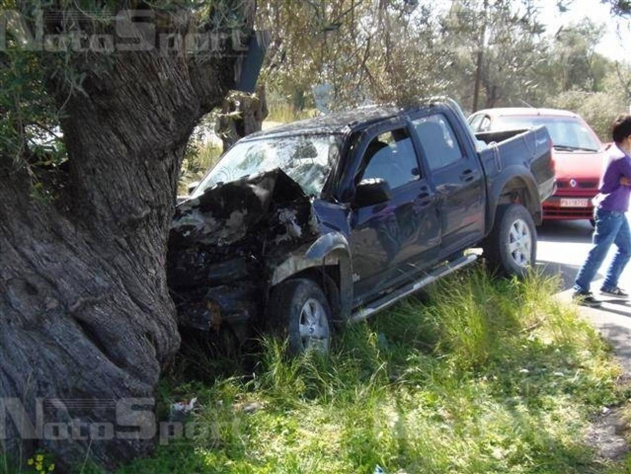 Κρήτη: Σύγκρουση δύο οχημάτων στη Γόρτυνα Ηρακλείου