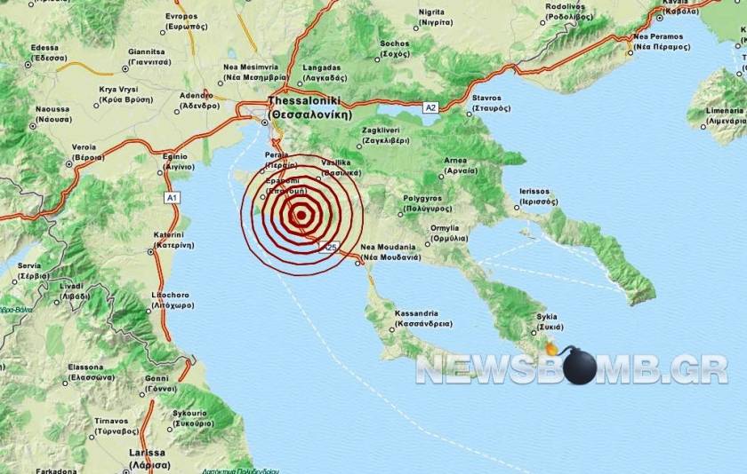 Σεισμός 3,3 Ρίχτερ στη Χαλκιδική