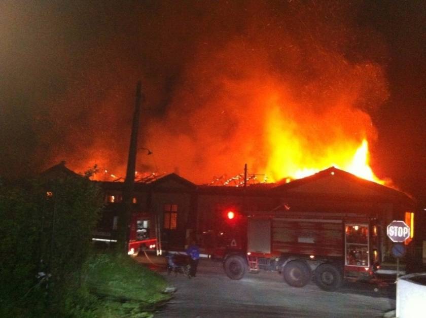 Κύμη Ευβοίας: Καταστροφή από πυρκαγιά - Κάηκε ολοσχερώς το σχολείο