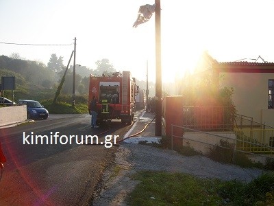 Κύμη Ευβοίας: Καταστροφή από πυρκαγιά - Κάηκε ολοσχερώς το σχολείο  