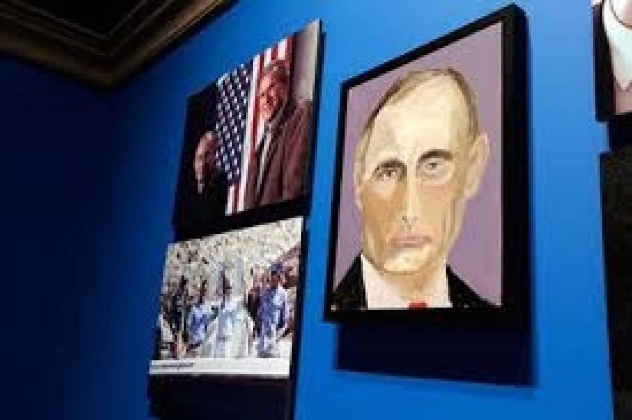 ΗΠΑ: Ο Μπους ζωγράφισε Πούτιν και Μέρκελ! (photos)