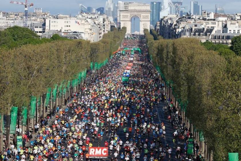 Μαραθώνιος Παρίσι: Στεφάνι από το Μαραθώνα στους νικητές