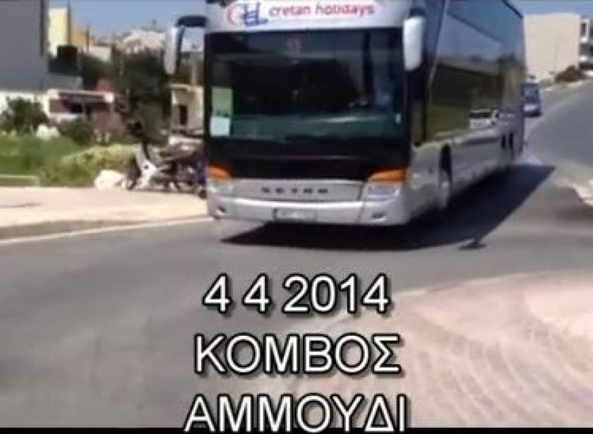 Κρήτη: Κατασκευάστηκε κόμβος αλλά δεν χωρούν τα λεωφορεία