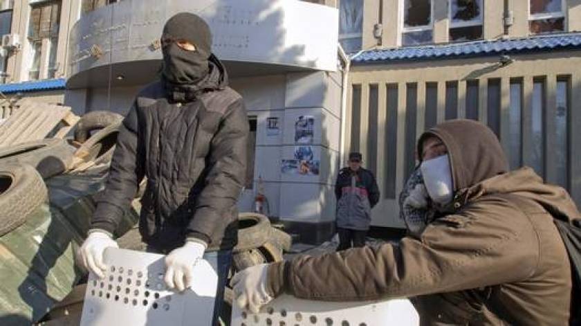 Ουκρανία: «Καμία ομηρία», λένε οι καταληψίες
