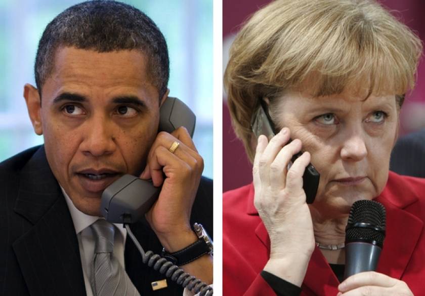 Τηλεφωνική επικοινωνία Ομπάμα - Μέρκελ για την κατάσταση στην Ουκρανία