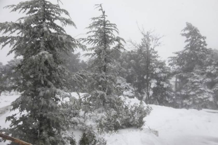 Βροχές, χαλάζι και χιόνια στη Δυτική Μακεδονία
