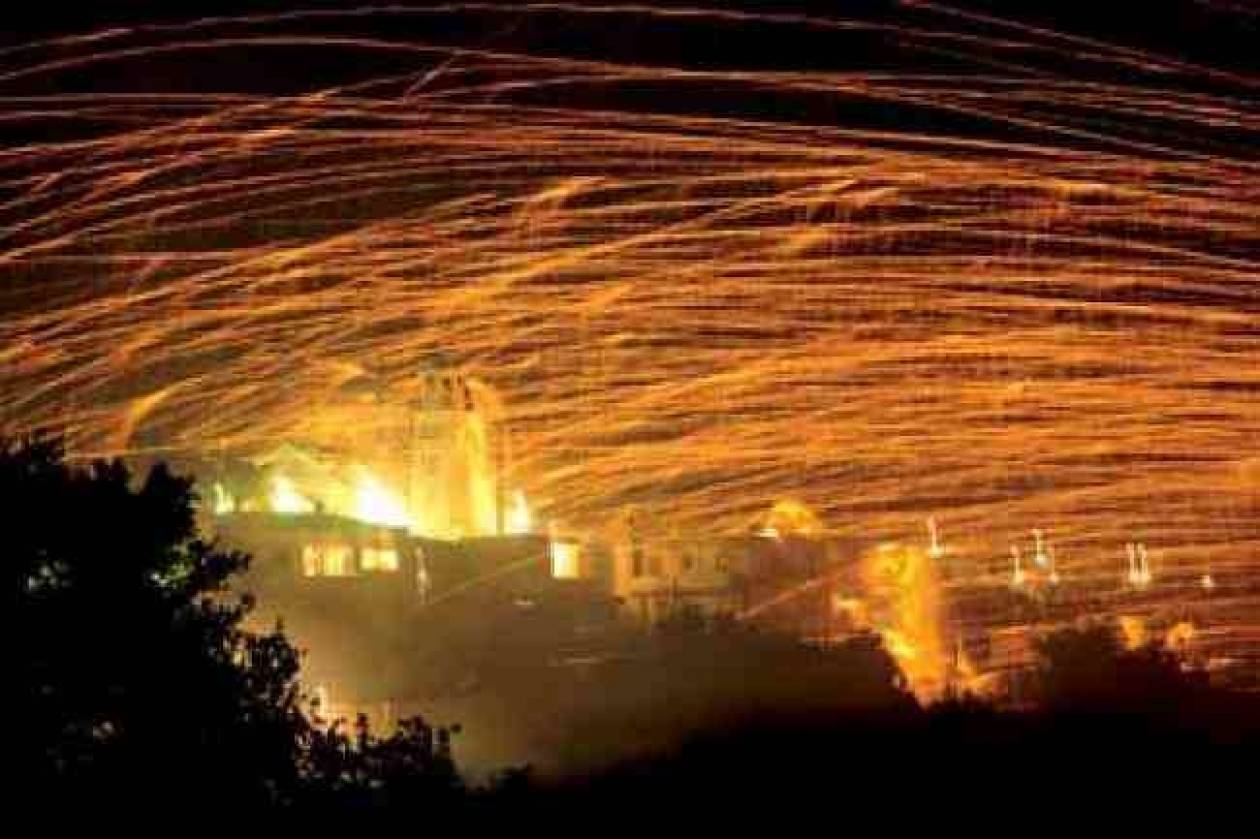 Χίος: 100.000 ρουκέτες έκαναν τη νύχτα, μέρα στο Βροντάδο