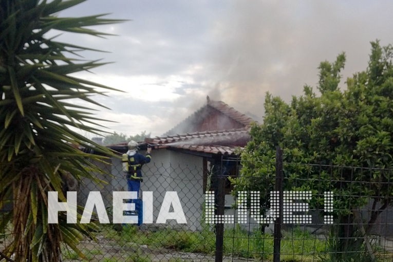 Κυλλήνη: Καταστράφηκε σπίτι απο πυρκαγιά