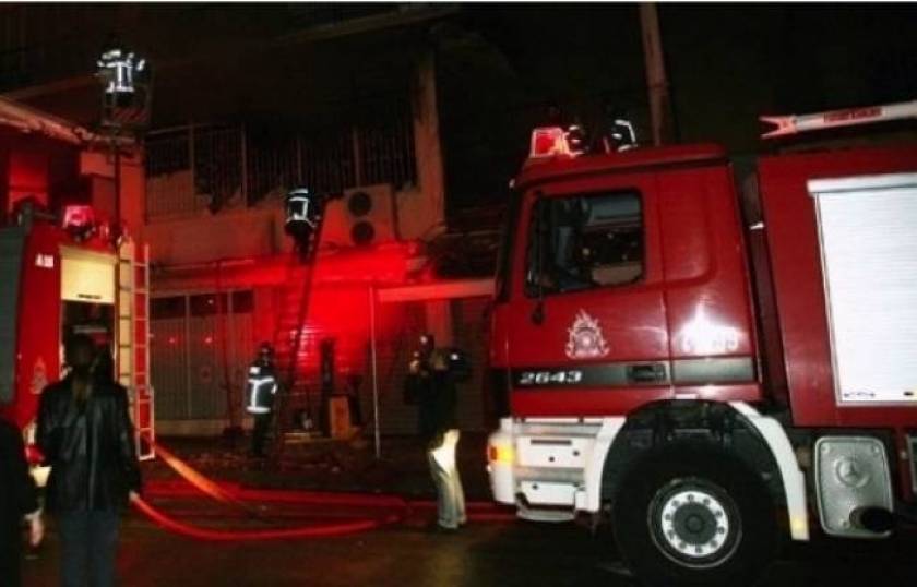 Καταστράφηκε καφετέρια απο πυρκαγιά στο Ηράκλειο