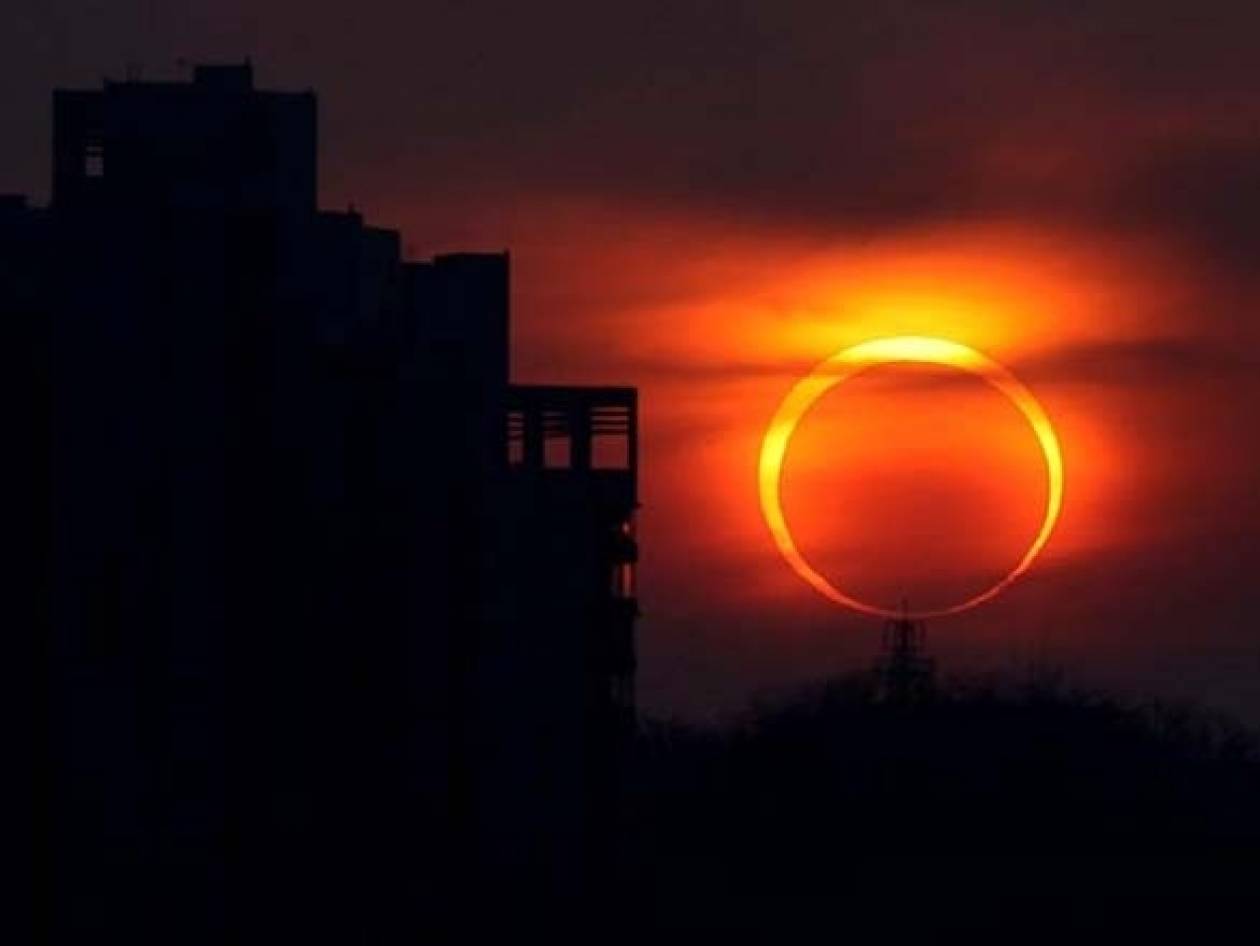 Εντυπωσιασή έκλειψη την Τρίτη: Δαχτυλίδι φωτιάς ο Ήλιος