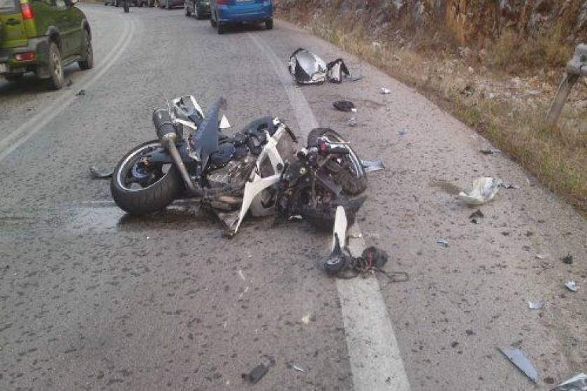 Κοζάνη: Τροχαίο δυστύχημα με 30χρονο μοτοσικλετιστή