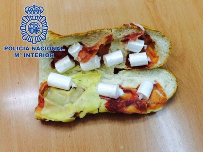 Ισπανία: Ένα σάντουιτς με τυρί, ζαμπόν... κοκαΐνη! (photo)