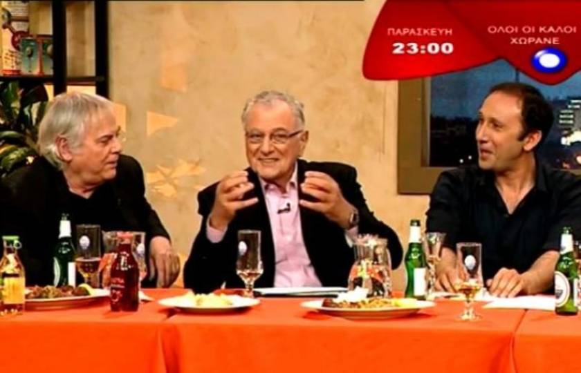 Ο Κώστας Χαρδαβέλλας στην τηλεόραση του «Ε»
