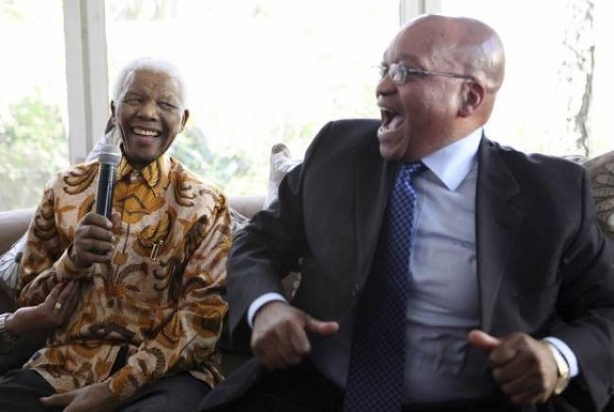 Νότια Αφρική: Ο Ζούμα αφιέρωσε τη νίκη του στις εκλογές στον Νέλσον Μαντέλα
