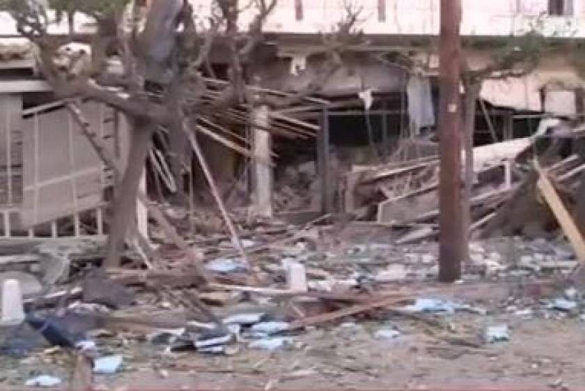 Νέα Ερυθραία: Εικόνες από το εστιατόριο που «κατεδαφίστηκε» από έκρηξη