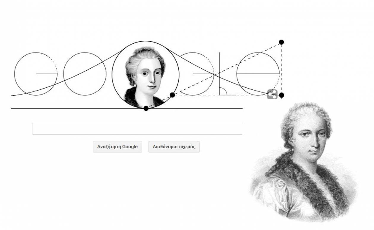 Maria Gaetana Agnesi: H Google τιμάει τη 296η επέτειο της γέννησής της