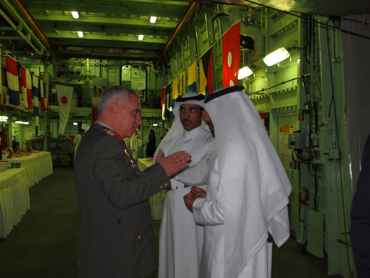 Eπίσκεψη του Αρχηγού του Εμιρικού Ναυτικού του Κατάρ