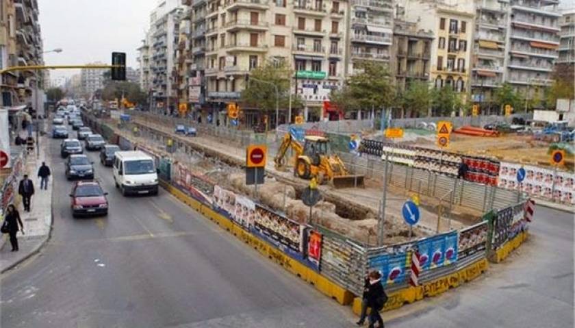 Θεσσαλονίκη: Κυκλοφοριακές ρυθμίσεις λόγω εργασιών του μετρό