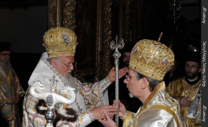 Χειροτονία του νέου Μητροπολίτη Σουηδίας από τον Οικουμενικό Πατριάρχη