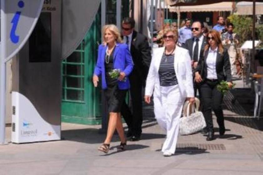 Τις αρχαιότητες επισκέφθηκε η σύζυγος του Αντιπροέδρου των ΗΠΑ στη Κύπρο
