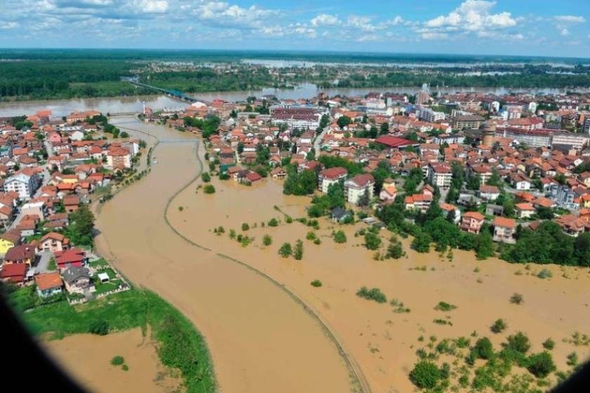 Σερβία: Σε περίπου 174,5 εκατ. ευρώ υπολογίζονται οι ζημιές από τις πλημμύρες